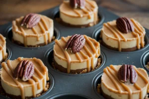  Turtle Mini Cheesecakes