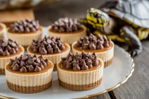  Turtle Mini Cheesecakes